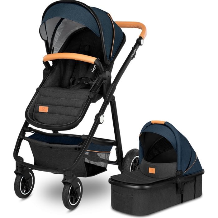 Коляска Lionelo 2 в 1 Amber Blue Navy (LO-AMBER BLUE NAVY (2in1)) изображение 2