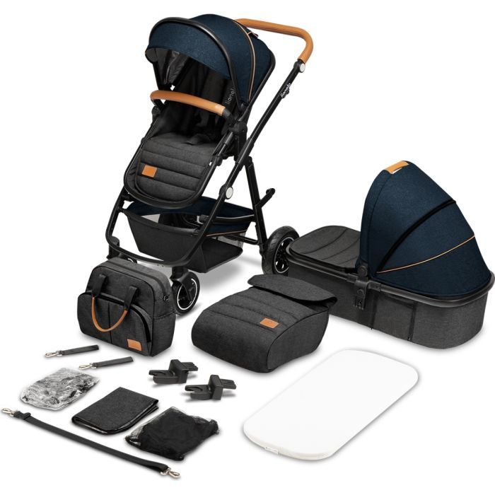 Коляска Lionelo 2 в 1 Amber Blue Navy (LO-AMBER BLUE NAVY (2in1)) изображение 8