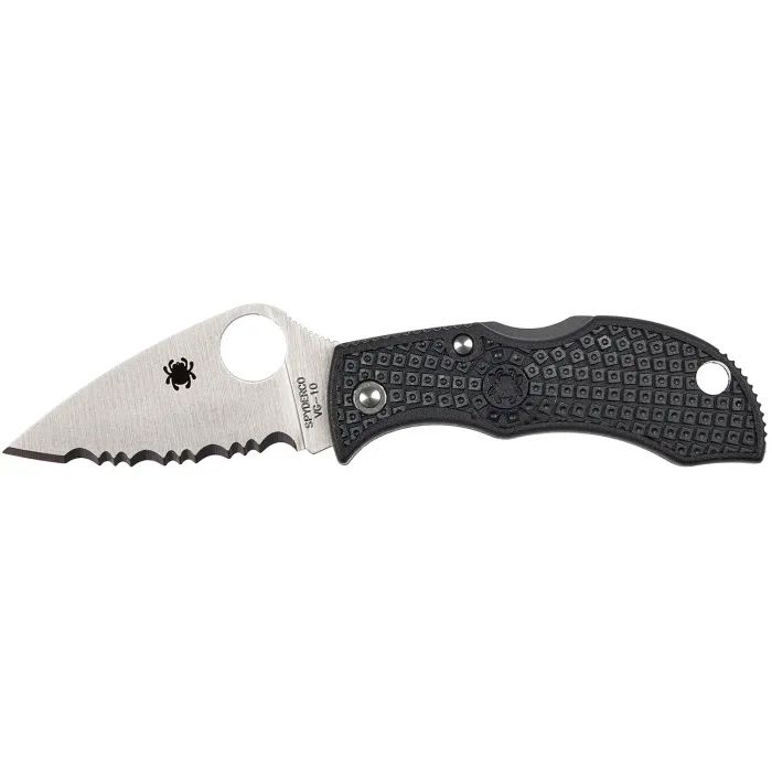 Нож Spyderco Manbug Lightweight Leaf Serrated Black (MBKLFS) > цены в Киеве и Украине Нож Spyderco Manbug Lightweight Leaf Serrated Black (MBKLFS)