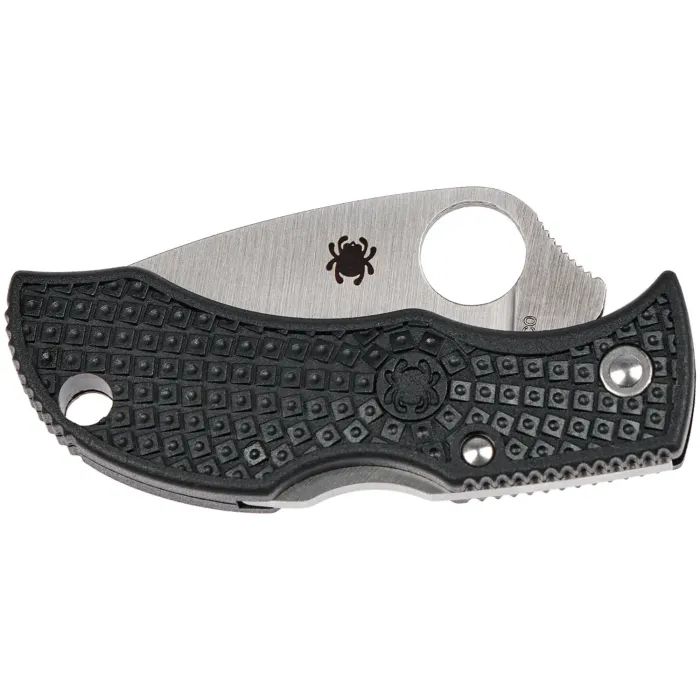 Нож Spyderco Manbug Lightweight Leaf Serrated Black (MBKLFS) изображение 3 Нож Spyderco Manbug Lightweight Leaf Serrated Black (MBKLFS) изображение 3