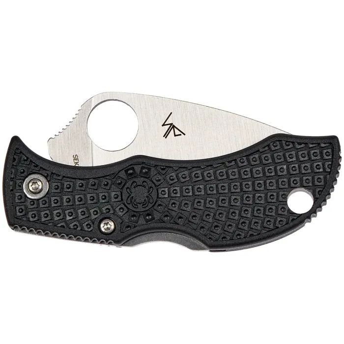 Нож Spyderco Manbug Lightweight Leaf Serrated Black (MBKLFS) изображение 4 Нож Spyderco Manbug Lightweight Leaf Serrated Black (MBKLFS) изображение 4