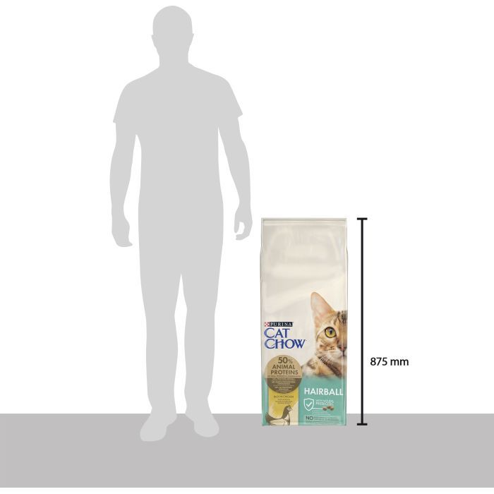 Сухой корм для кошек Purina Cat Chow Hairball с курицей 15 кг (5997204514523) изображение 4