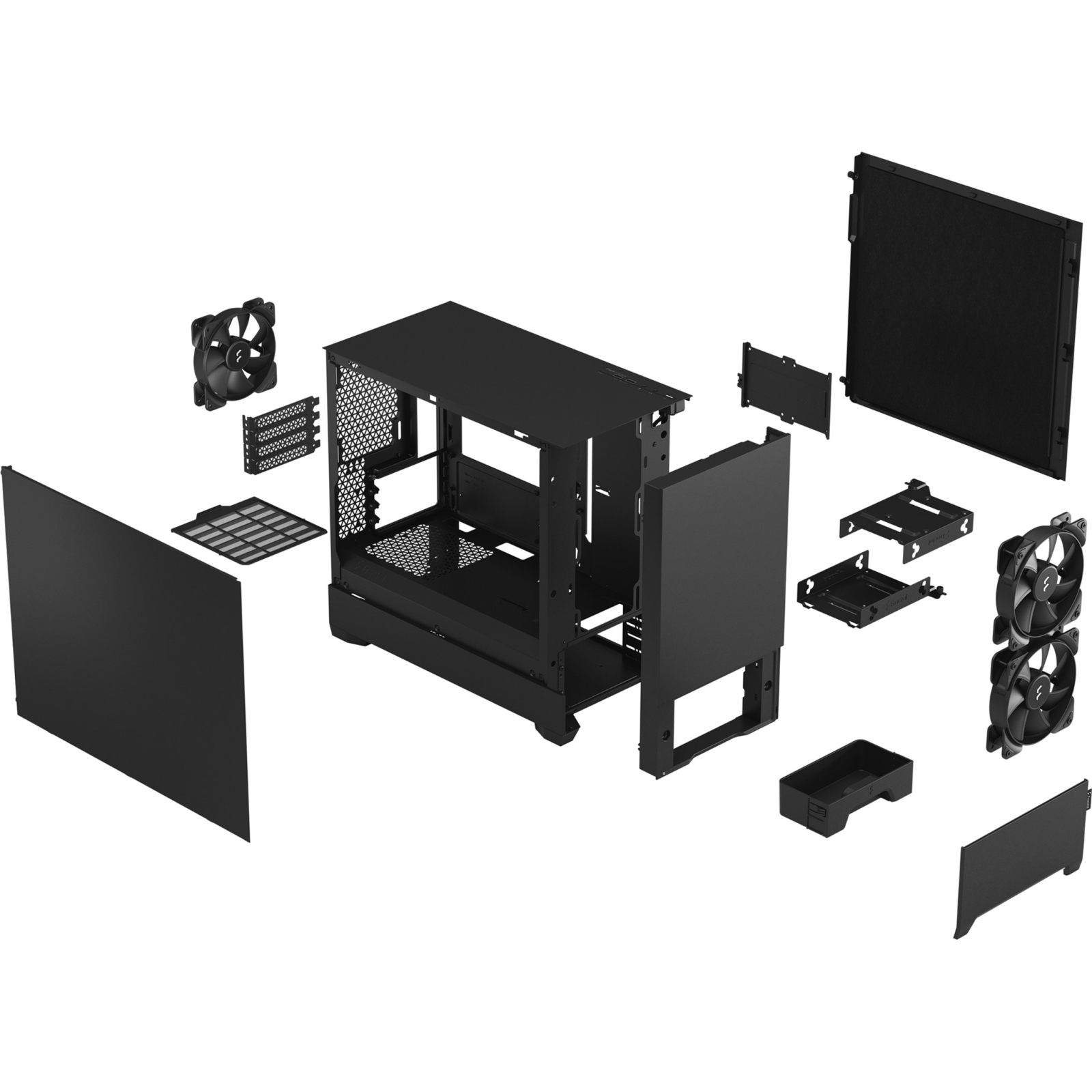 Корпус Fractal Design Pop Mini Silent Black Solid (FD-C-POS1M-01) изображение 12