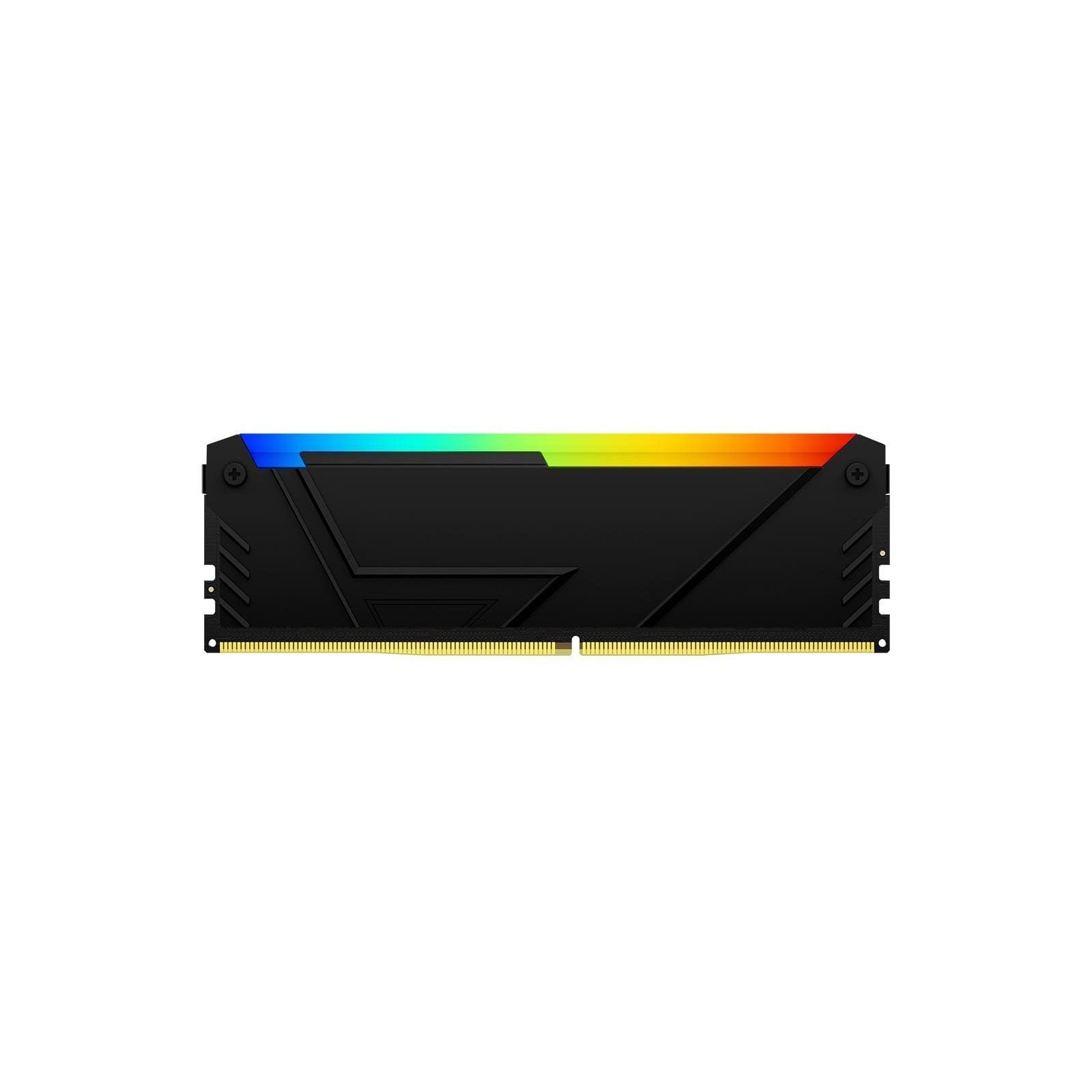 Модуль памяти для компьютера DDR4 8GB 3200 MHz Beast RGB Kingston Fury (ex.HyperX) (KF432C16BB12A/16) изображение 2