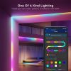 Светодиодная лента Govee RGBIC Basic Wi-Fi + Bluetooth LED Strip Light 10м Білий (H618C3D1) изображение 11