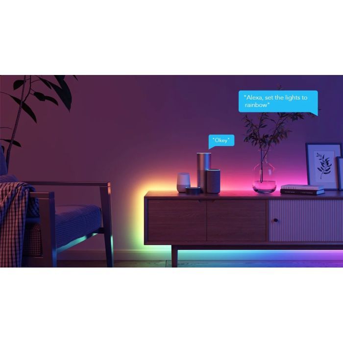 Светодиодная лента Govee RGBIC Basic Wi-Fi + Bluetooth LED Strip Light 10м Білий (H618C3D1) изображение 12