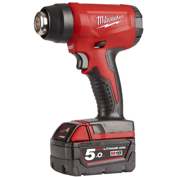 Строительный фен Milwaukee M18 BHG-502C 2x5Ah, кейс (4933459772)