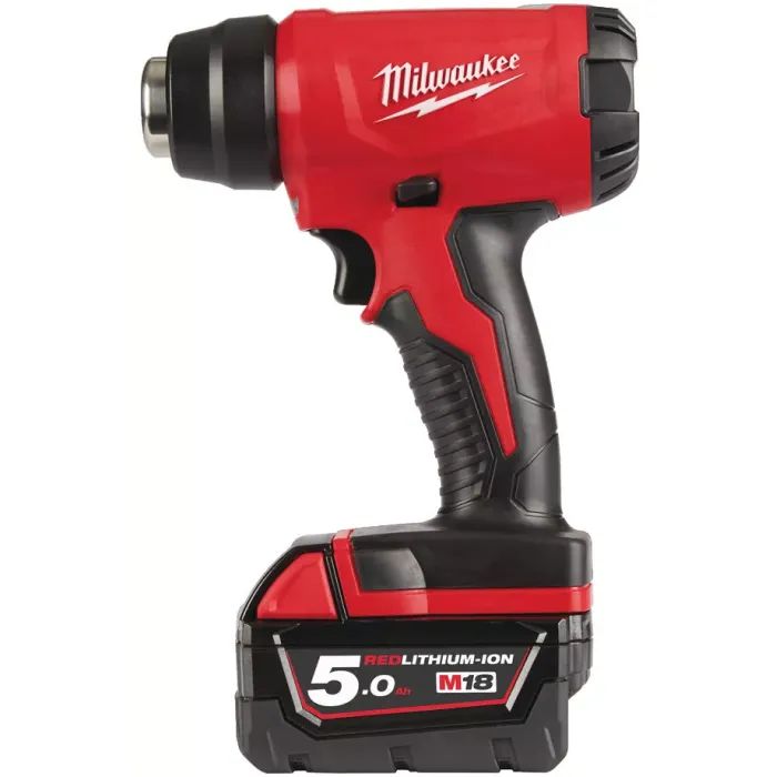 Строительный фен Milwaukee M18 BHG-502C 2x5Ah, кейс (4933459772) изображение 2