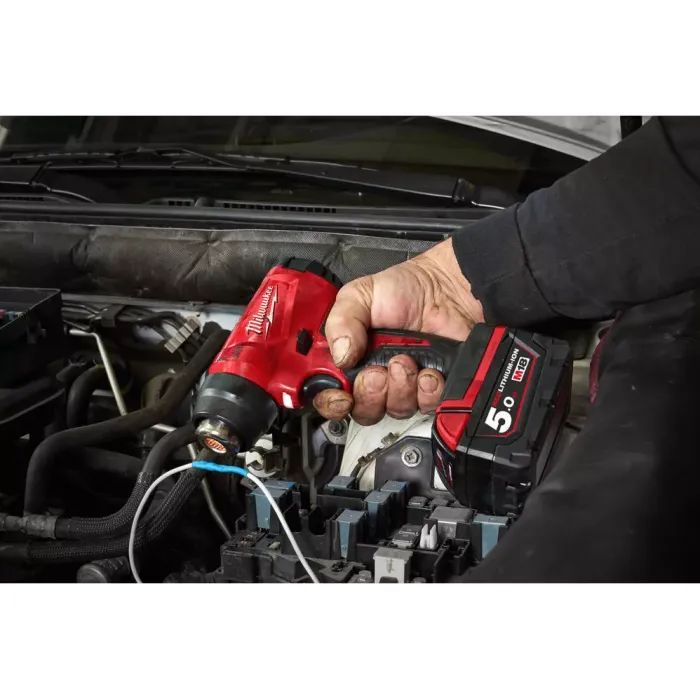Строительный фен Milwaukee M18 BHG-502C 2x5Ah, кейс (4933459772) изображение 3