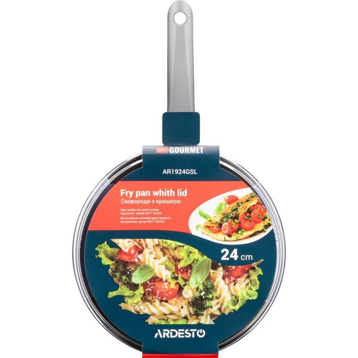Сковорода Ardesto Gemini Gourmet Vasto з кришкою 26 см (AR1926GSL) зображення 10