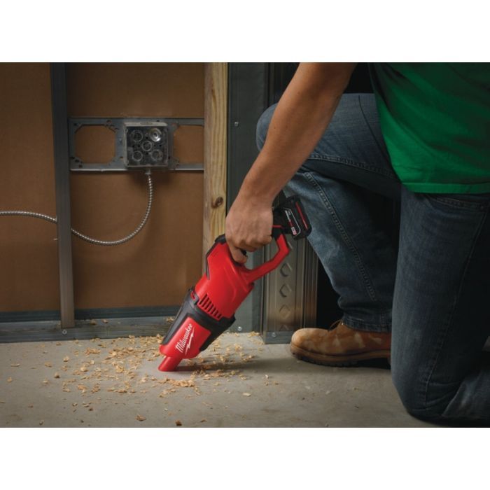Пилосос будівельний Milwaukee M12 HV-0 (без АКБ та ЗП) (4933448390) зображення 7