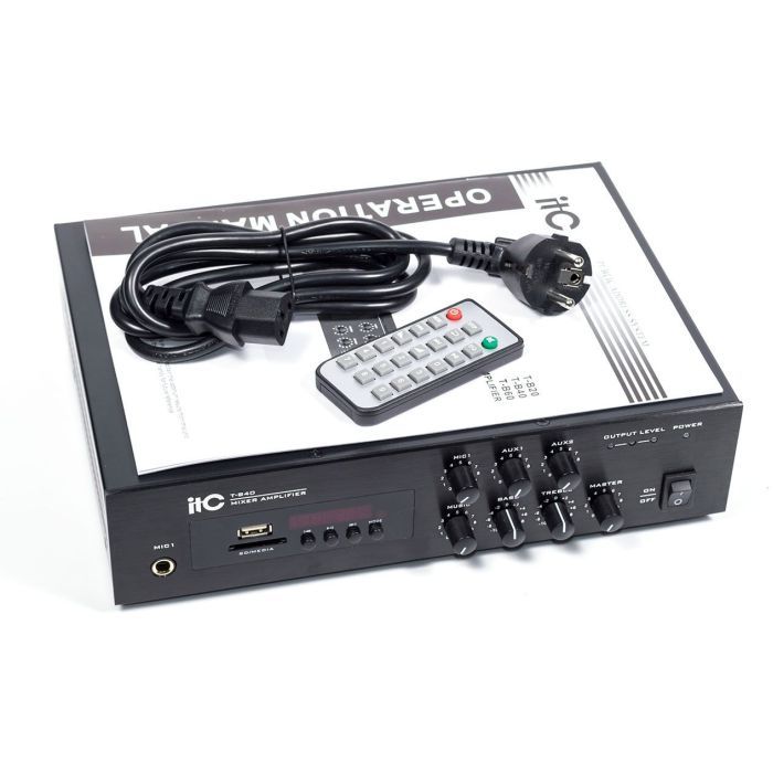 Усилитель ITC 40 Вт з USB/SD (T-B40) изображение 6