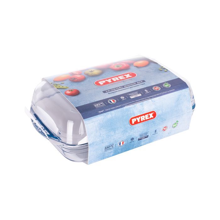 Форма для випікання Pyrex Glass 5.2 л (2.6 л+2.6 л) (555A000) зображення 6