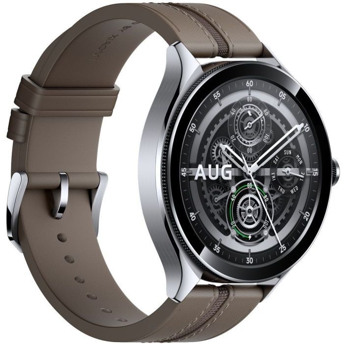 Смарт-годинник Xiaomi Watch 2 Pro Bluetooth Silver Case with Brown Leather Strap (1006733) зображення 3