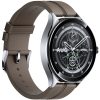 Смарт-часы Xiaomi Watch 2 Pro Bluetooth Silver Case with Brown Leather Strap (1006733) изображение 3