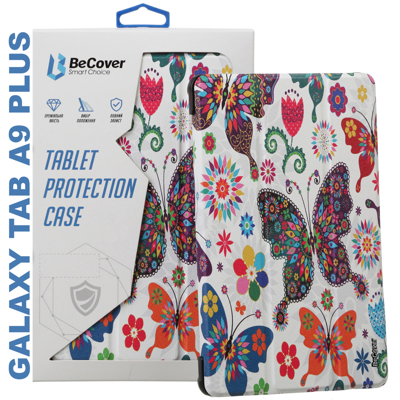 Чехол для планшета BeCover Smart Case Samsung Tab A9 Plus SM-X210/SM-X215/SM-X216 11.0" Butterfly (710312)