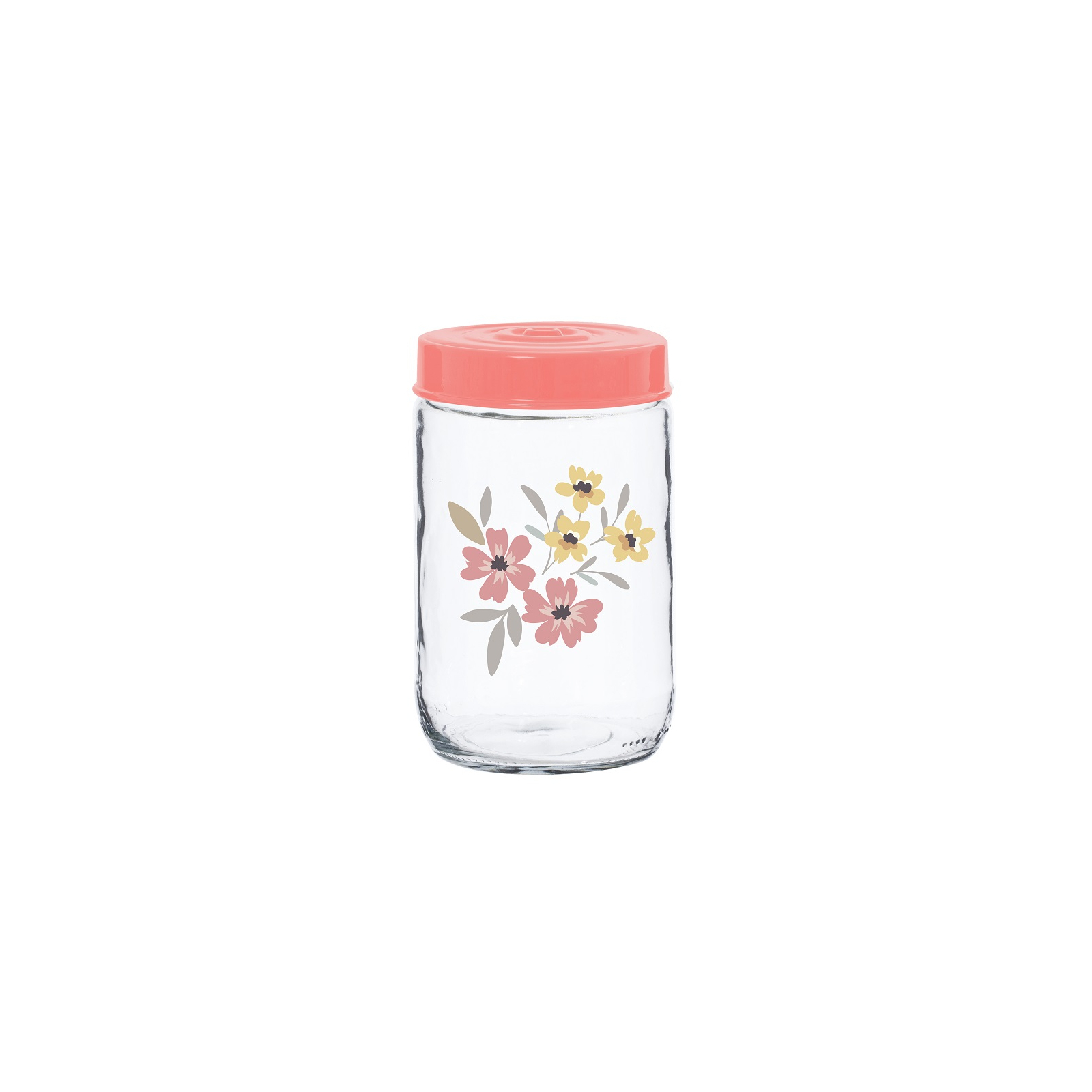 Банка Herevin Pink Flowers 0.6 л (171441-075)