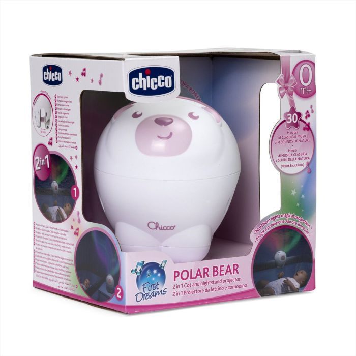 Нічник Chicco проектор First Dreams Полярне ведмежа Рожевий (11558.10) зображення 5