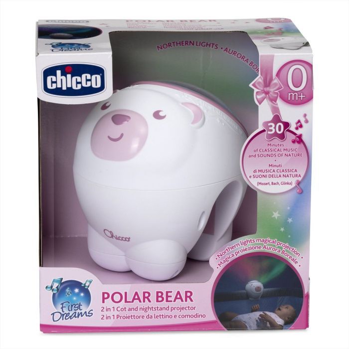 Нічник Chicco проектор First Dreams Полярне ведмежа Рожевий (11558.10) зображення 6