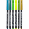 Художественный маркер KOI набор Coloring Brush Pen, BOTANICAL 6 цветов (8712079448707) изображение 3