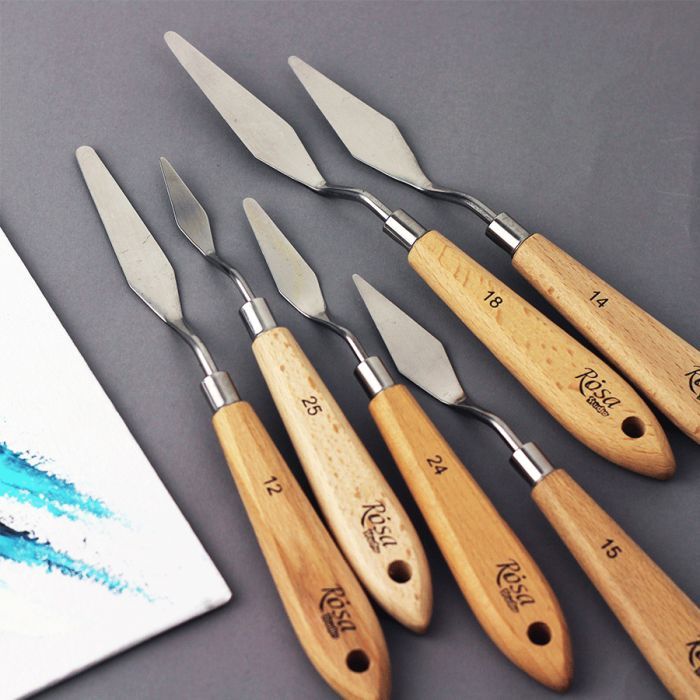 Мастихін Rosa Studio 11915 ромб, довжина 5см (4823064922257) зображення 5