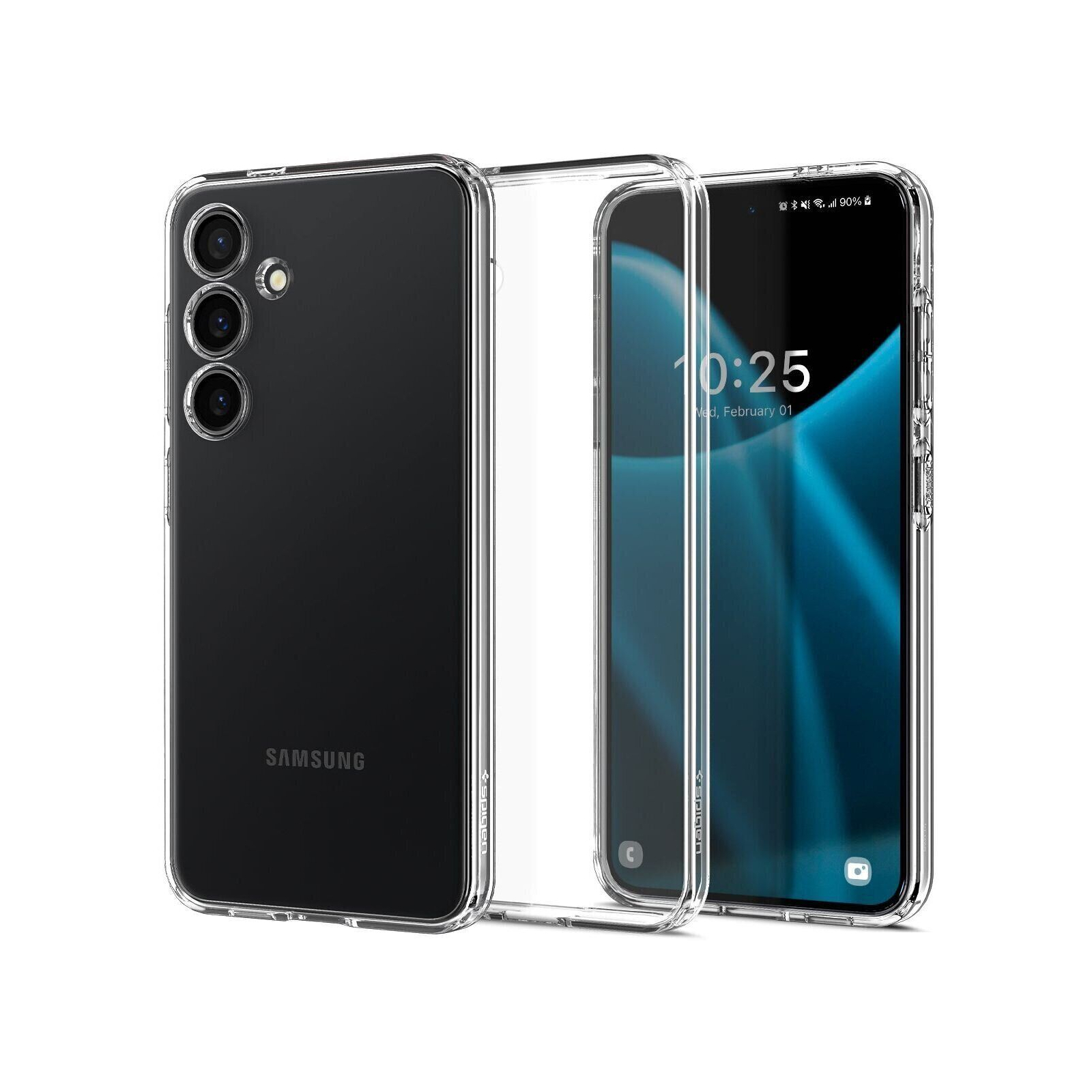 Чехол для мобильного телефона Spigen Samsung Galaxy S24 Liquid Crystal Crystal Clear (ACS07343) изображение 10