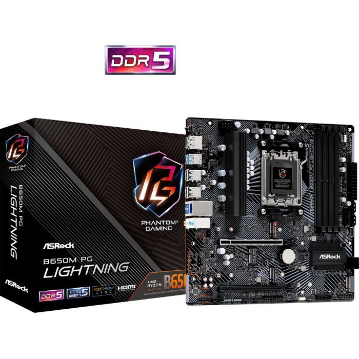 Материнская плата ASRock B650M PG LIGHTNING изображение 6