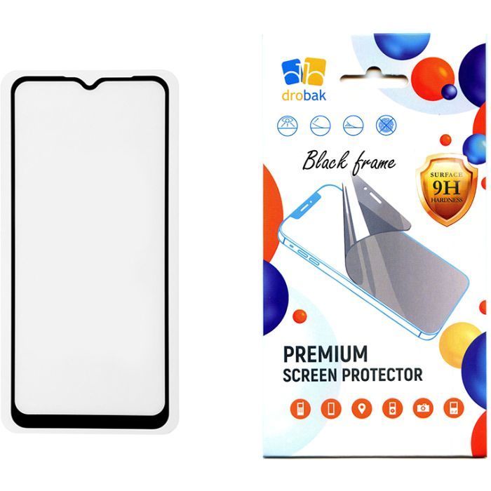 Стекло защитное Drobak Realme С51 Black (535391)