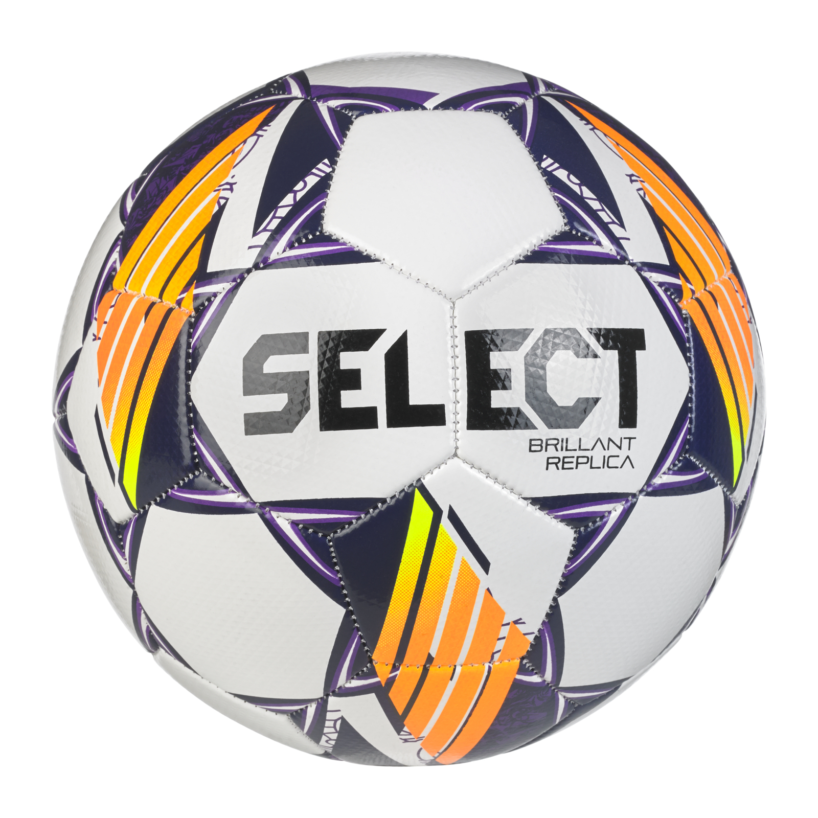 Мяч футбольный Select Brillant Replica v24 біло-фіолетовий Уні 5 (5703543350520)
