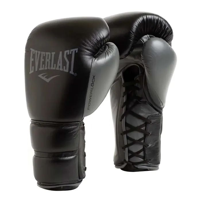 Боксерские перчатки Everlast Powerlock 2 Pro Lace 896910-70-312 чорний 12 oz (009283609115)