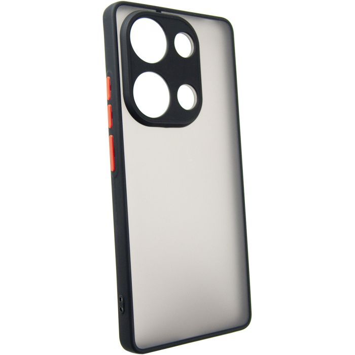 Чехол для мобильного телефона Dengos Matte Xiaomi Redmi Note 13 Pro 4G (black) (DG-TPU-MATT-141) изображение 2