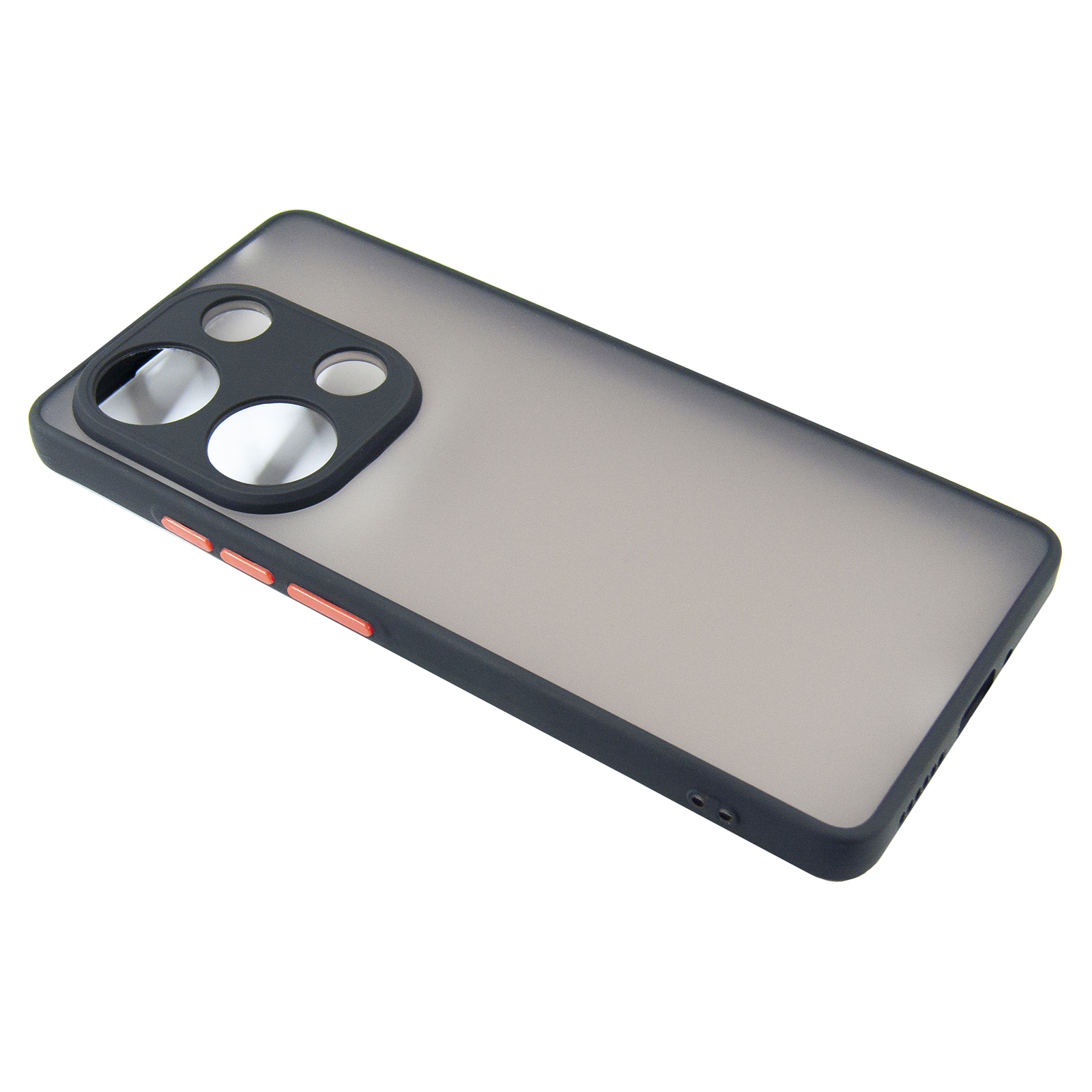 Чехол для мобильного телефона Dengos Matte Xiaomi Redmi Note 13 Pro 4G (black) (DG-TPU-MATT-141) изображение 3