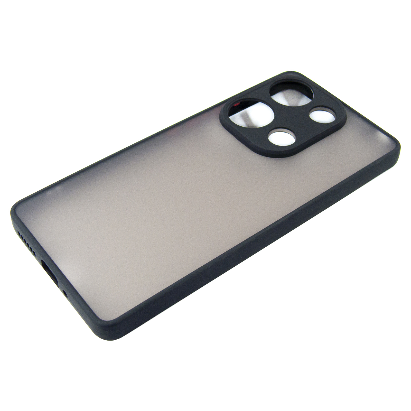 Чехол для мобильного телефона Dengos Matte Xiaomi Redmi Note 13 Pro 4G (black) (DG-TPU-MATT-141) изображение 4