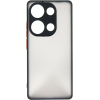 Чохол до мобільного телефона Dengos Matte Xiaomi Redmi Note 13 Pro 4G (black) (DG-TPU-MATT-141)