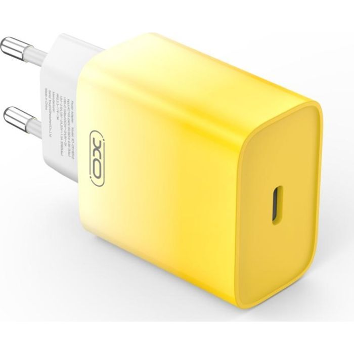 Зарядний пристрій XO CE18 PD30W USB-C Yellow (XO-CE18-YEL) зображення 2