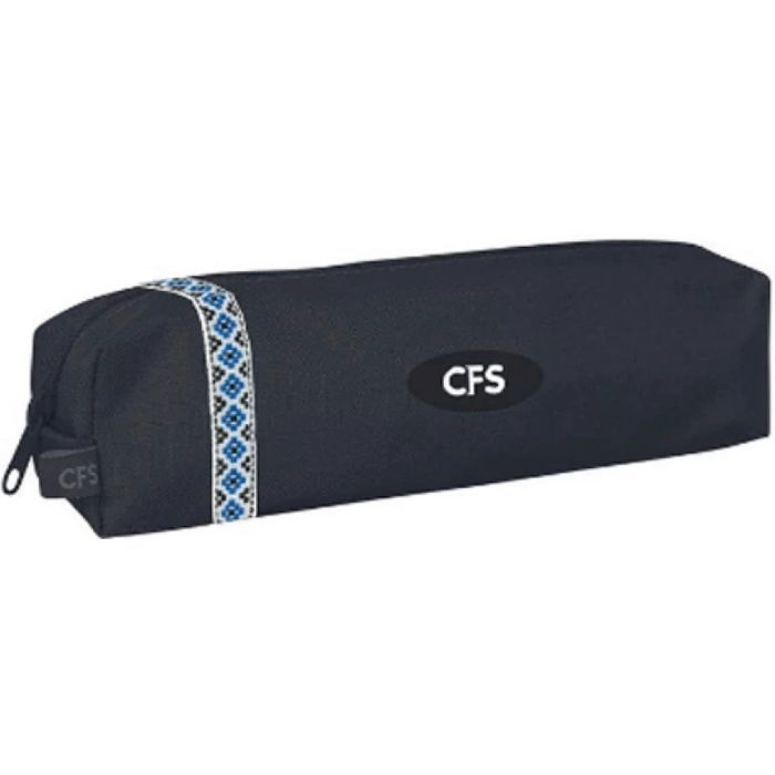 Пенал Cool For School School Vyshyvanka Classic 1 відділення Чорний (CF85542)