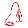 Шлей для собак WAUDOG Glamour круглая, с поводком XS красная (34023) изображение 2