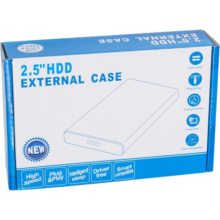 Карман внешний PowerPlant HDD 2.5" USB3.0, 6.5 cm (HC380015) изображение 3
