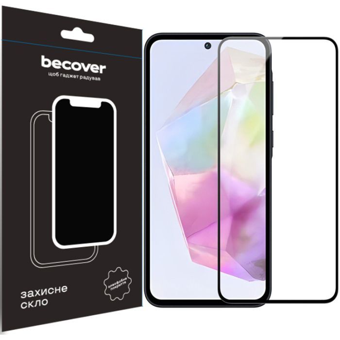 Стекло защитное BeCover Samsung Galaxy A35 5G SM-A356 Black (711071)