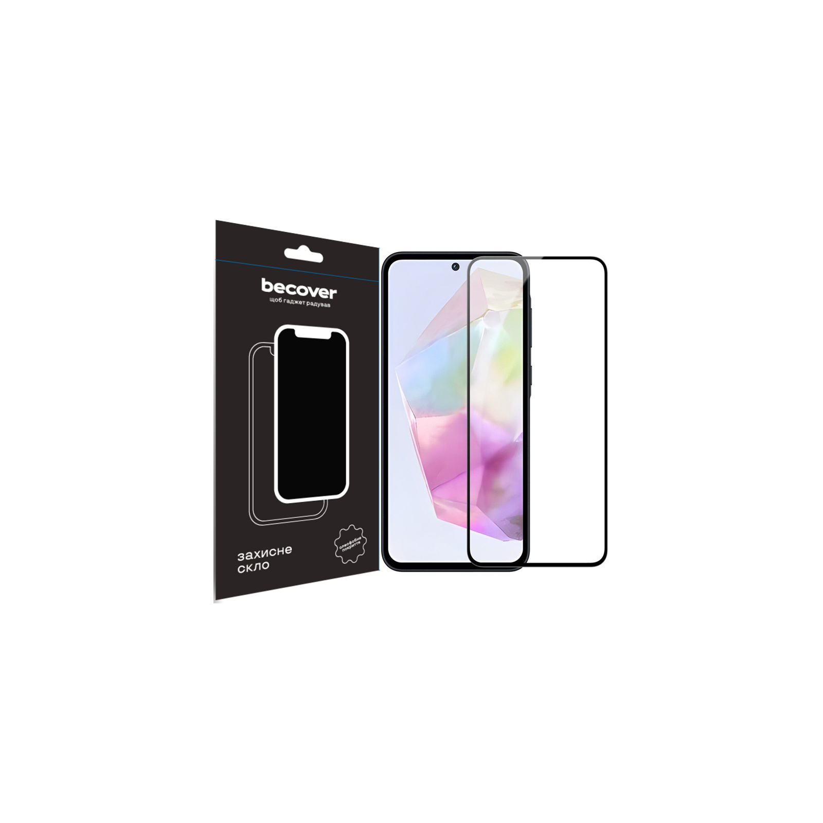 Стекло защитное BeCover Samsung Galaxy A35 5G SM-A356 Black (711071)