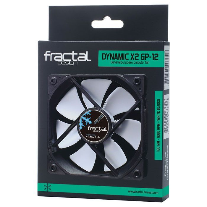 Кулер для корпуса Fractal Design DYNAMIC X2 GP-12 WH (FD-FAN-DYN-X2-GP12-WT) изображение 2