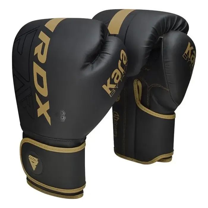 Боксерские перчатки RDX F6 Kara Matte Golden 14 унцій (BGR-F6MGL-14OZ) изображение 2