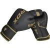 Боксерские перчатки RDX F6 Kara Matte Golden 14 унцій (BGR-F6MGL-14OZ) изображение 4
