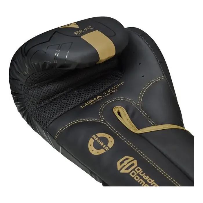 Боксерские перчатки RDX F6 Kara Matte Golden 14 унцій (BGR-F6MGL-14OZ) изображение 8