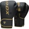 Боксерские перчатки RDX F6 Kara Matte Golden 14 унцій (BGR-F6MGL-14OZ)