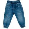 Джинсы детские Breeze на резинке (14758-80-blue)