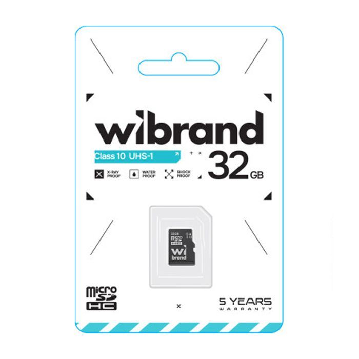 Карта памяти Wibrand 32GB mictoSD class 10 (WICDHU1/32GB) изображение 2