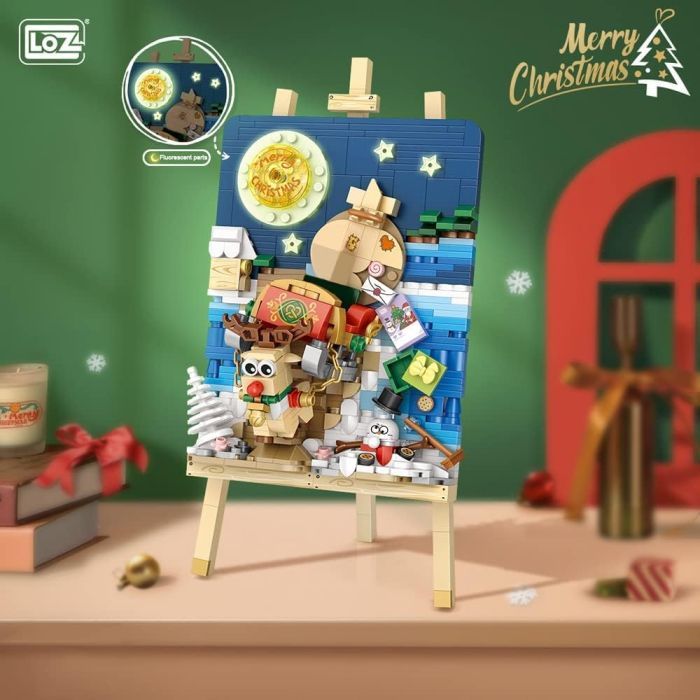 Конструктор LOZ mini Sleigh car без фигурок (1282) изображение 2