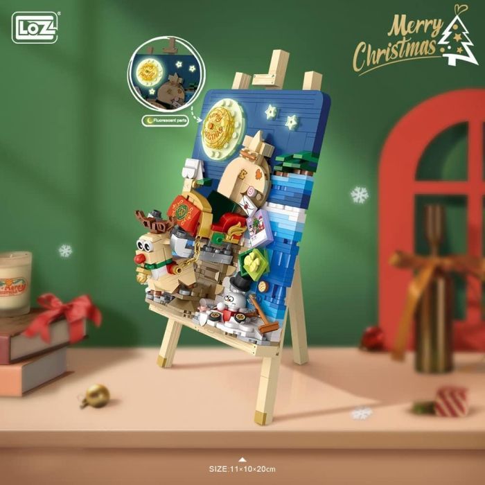 Конструктор LOZ mini Sleigh car без фигурок (1282) изображение 3