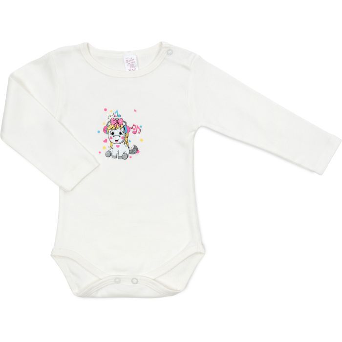 Боди детское Breeze з довгим рукавом (1027-92-cream)
